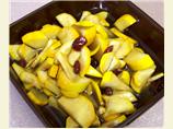 Warm Green and Yellow Squash Salad With Cranberry Vinaigrette