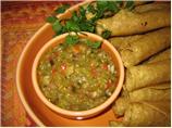 Roasted Tomatillo Salsa. Photo by podapo