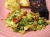 Garlicky Brussels Sprouts Saute