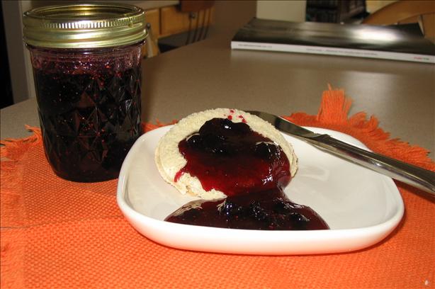 Blueberry Cassis Preserves. Photo by mary winecoff