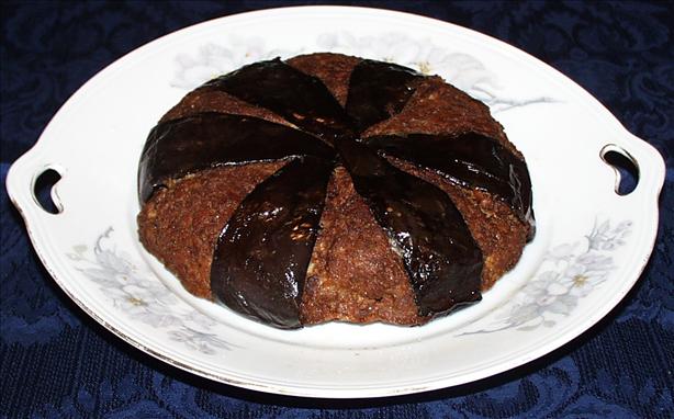 Timbale of Eggplant and Ground Lamb. Photo by twissis
