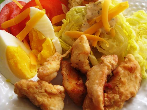 Fried Chicken Salad. Photo by gailanng