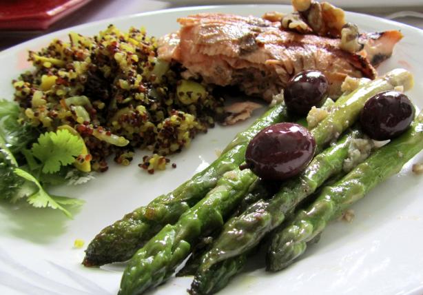 Greek Olive and Asparagus Saute. Photo by Rita~