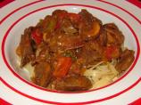 Alberta Beef, Mushroom and Pepper Pasta