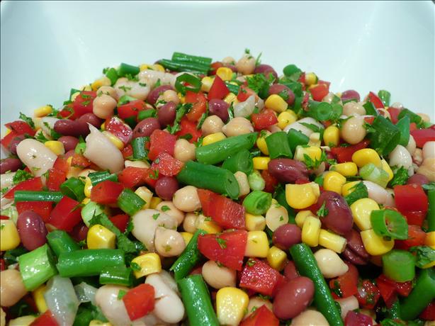 Christmas Bean Salad. Photo by Stardustannie