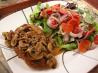 J&auml;gerschnitzel (Pork or Veal Cutlets in  Mushroom Gravy)