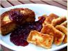 Camembert Cheese With Raspberries Sauce. Recipe by katia