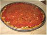 Deep Dish Spinach and Mozzarella Pizza