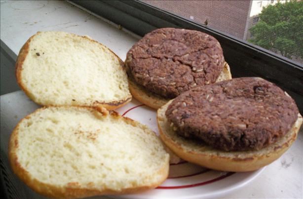 Chris' Black Bean and Rice Burgers. Photo by mycashewchicken