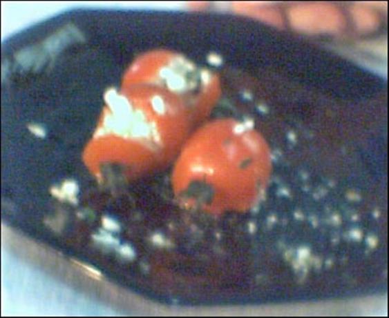 Feta Stuffed Cherry Tomatoes. Photo by Dienia B.