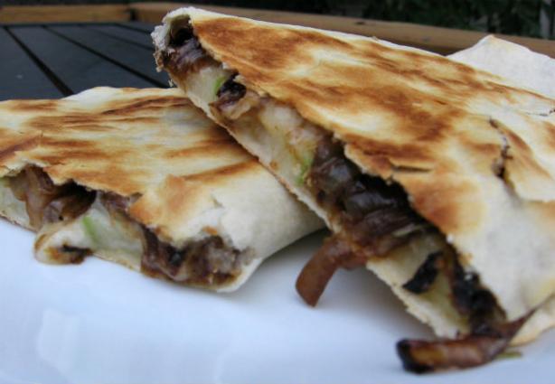Apple Brie Quesadillas. Photo by K9 Owned