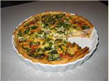 Spinach and Ham Quiche