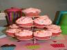 Pretty in Pink Strawberry Cupcakes. Recipe by SkinnyMinnie
