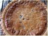 Ancho Chili Fudge Pie. Recipe by Galley Wench