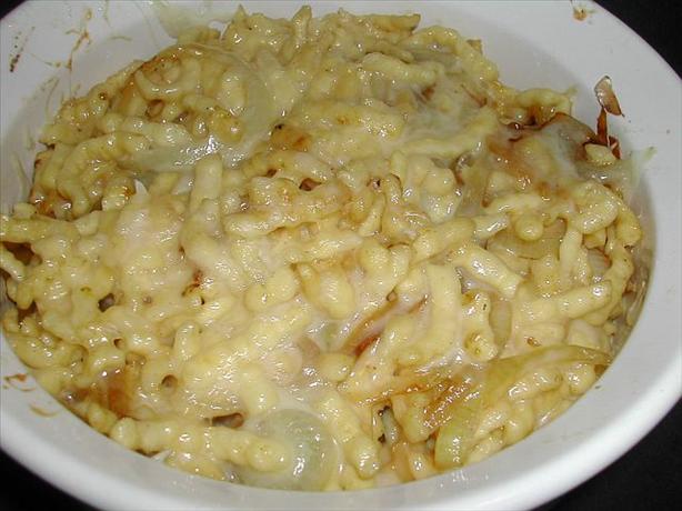 Spaetzle Noodle and Cheese Bake. Photo by MarraMamba