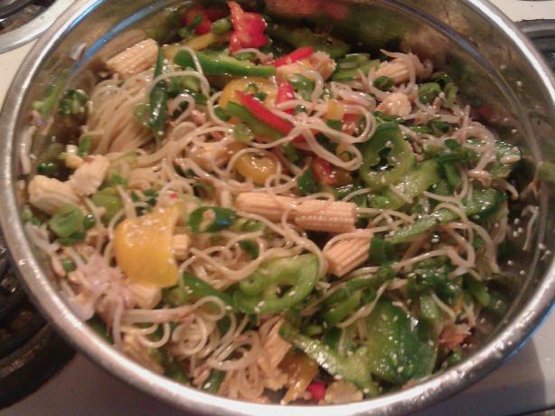 Asian Sweet and Spicy Noodles (Vegetarian). Photo by GlamAtomic