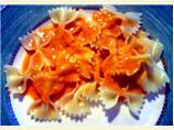 Fettuccine With Roasted Red Pepper Sauce. Photo by LMillerRN