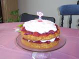 Easy Double Strawberry Layer Cake. Photo by Rachie P