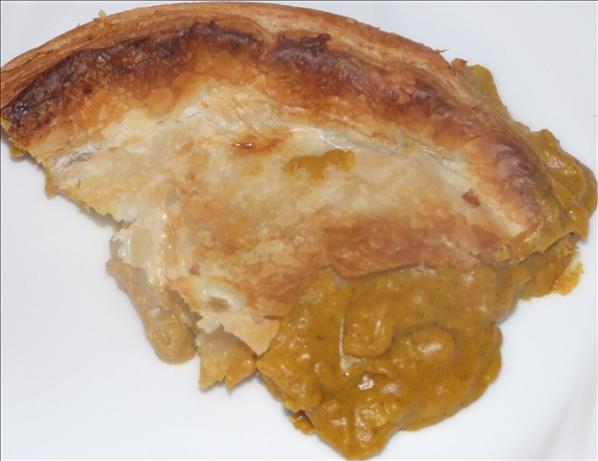 Tassie Curry Scallop Pie. Photo by Peter J