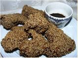 Golden Sesame Chicken With Ginger Dressing