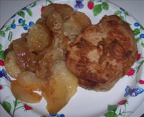 Pork Chops & French Fried Onions. Photo by looneytunesfan