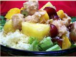 Couscous and Chicken Fruit Salad