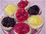 Individual Mini Cherry Cheesecakes. Photo by RecipeNut