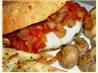 Aussie Lamb Burgers With Goat Cheese and Tomato Relish