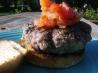 Aussie Lamb Burgers With Goat Cheese and Tomato Relish