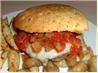 Aussie Lamb Burgers With Goat Cheese and Tomato Relish
