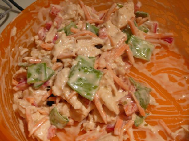 Weight Watchers Chinese Chicken Salad With Creamy Soy Dressing. Photo by BLUE ROSE