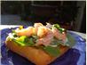 Prawn and Lime Mayonnaise Open Sandwich
