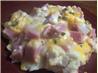 Baked Ham and Cheese in a Mashed Potato Crust. Recipe by ckmclements