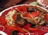 Mushroom, Red Pepper and Onion Saute. Recipe by Studentchef