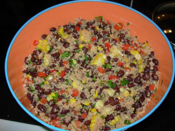 Black Bean Cous-Cous Salad. Photo by mMadness97