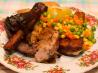 Garlic and Rosemary Lamb Roast. Recipe by Mischka