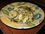 Cucumber-Zucchini Salad. Photo by Nasseh