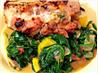 Creamy Pepper, Tomato & Spinach With Peanut Butter