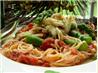 Spaghettini W/Crab, Asparagus & Sun-Dried Tomatoes