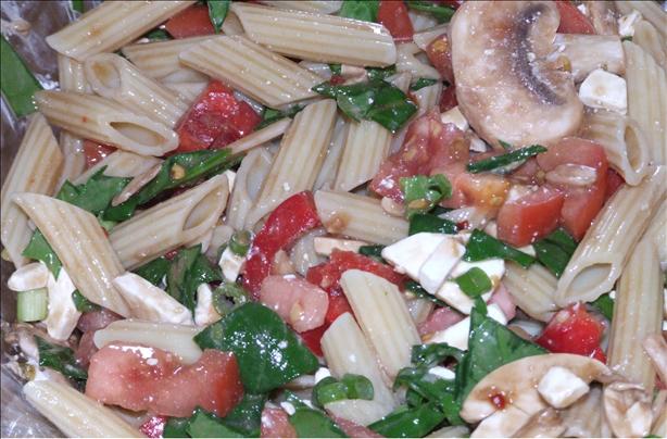 Spinach and Pasta Salad. Photo by Peter J