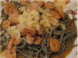 Chipotle Shrimp or Scallop Scampi With Fettuccine