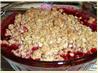 Raspberry-Rhubarb Crisp