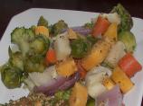 Steamed Veggies With Butter Sauce