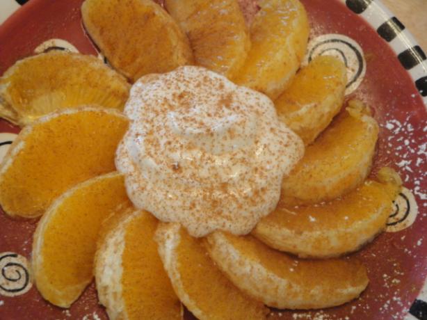 Oranges in Orange Flower Water. Photo by Muffin Goddess