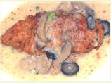 Deep Fried Mushroom & Black Olive Chicken