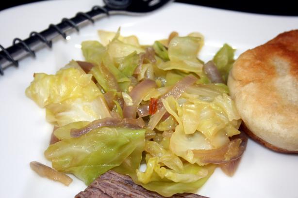 Braised Cabbage/Tanzanian. Photo by **Tinkerbell**