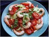 Thai-Style Tomato and Shrimp Salad