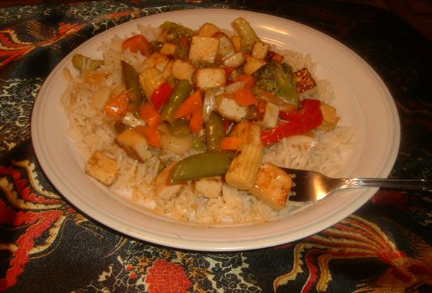 Sweet and Sour Vegetables With Tofu. Photo by Cynna