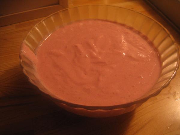 Strawberry-Banana Tofu Pudding (Zwt II - Asia). Photo by White Rose Child