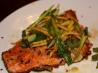 Sesame Crusted Trout With Ginger Scallion Salad